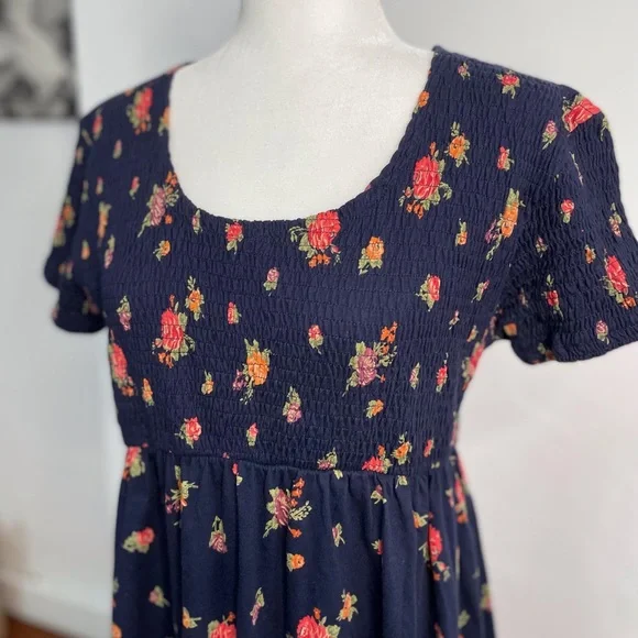 Vintage 90s Liz Sport Floral Maxi Dress - Picture 4 of 10
